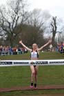 Gemma Steel (Leicestershire) wins the Senior Womens McCain Inter Counties Cross Country, Cofton Park, Birmingham.